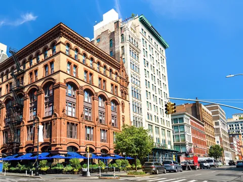 Edificios históricos del SoHo en Bajo Manhattan, Nueva York
