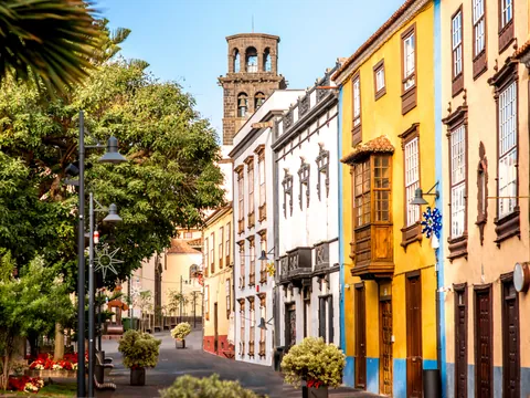 Calles de San Cristóbal de La Laguna, en la isla de Tenerife.