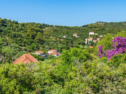 Paisaje rural de la isla de Kolocep.