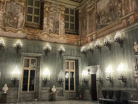 Habitación del Palacio Real de Turín, parte de las Residencias Reales de Saboya.