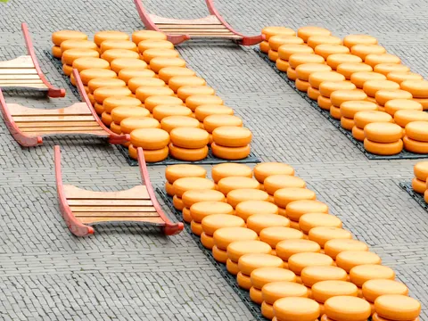 Mercado de quesos en Gouda - Excursión Privada a Gouda y Kinderdijk desde Ámsterdam - Visitas guiadas y Free tour en español Buendía Holanda
