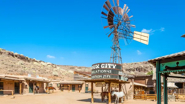 Parque Sioux City Park, que recrea el lejano oeste en Gran Canaria.