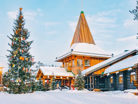 excursión Aldea Papa Noel Rovaniemi Santa Claus Circulo Polar Artico Laponia Finlandia