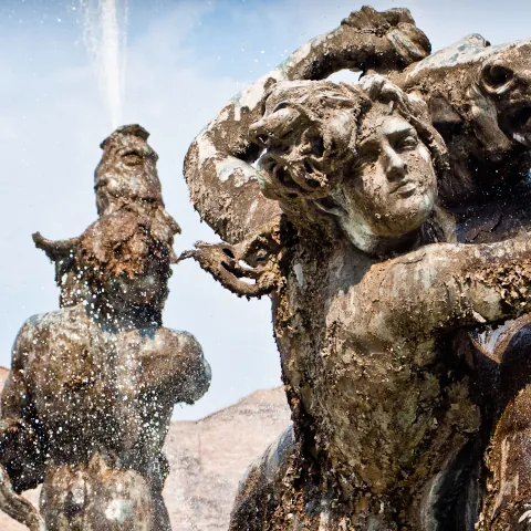 Fuente de la Piazza della Repubblica de Roma