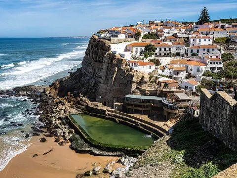 Panorámica de Azenhas do Mar, Portugal