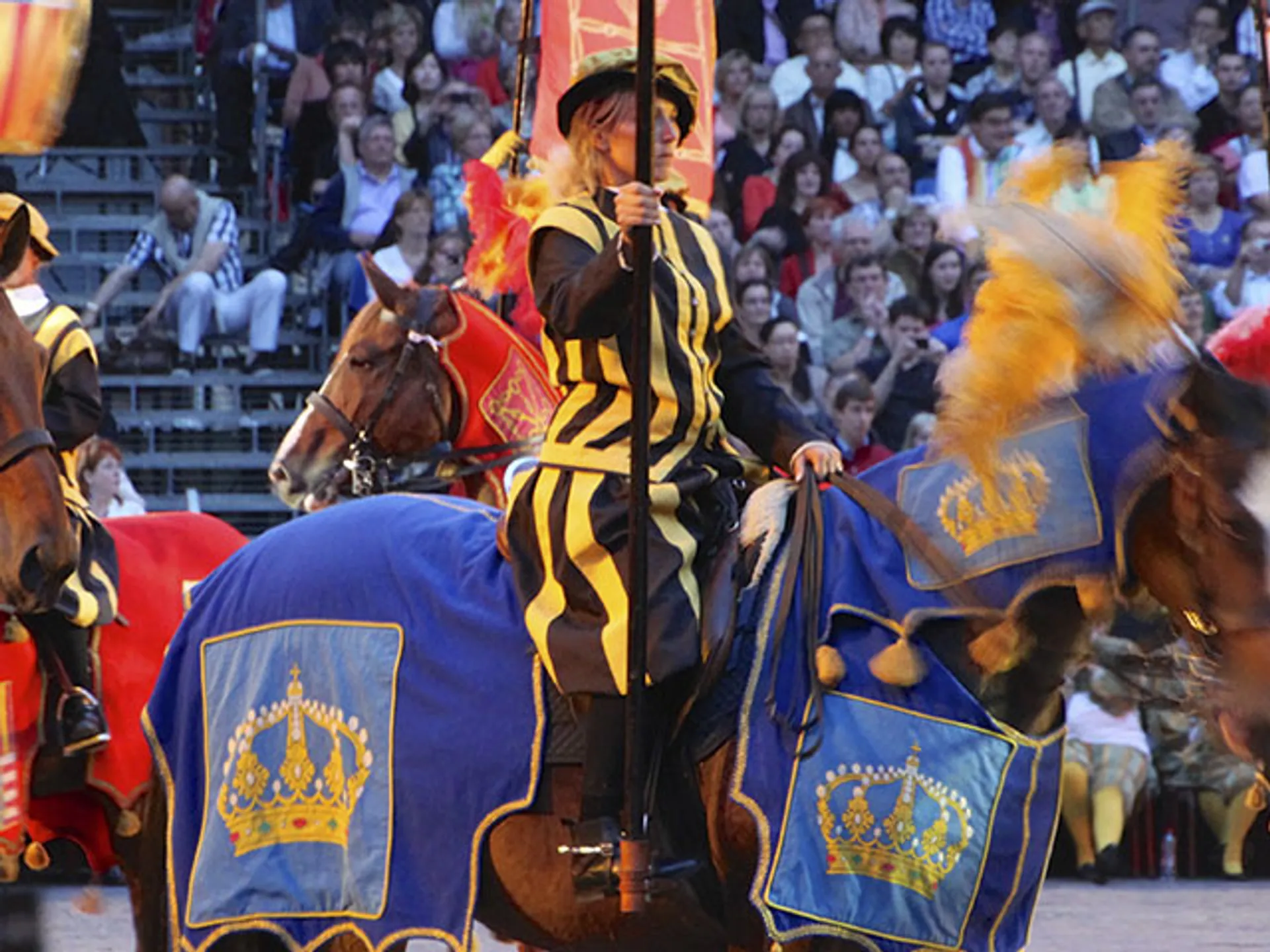 Ommegang espectaculo de Bruselas en Verano