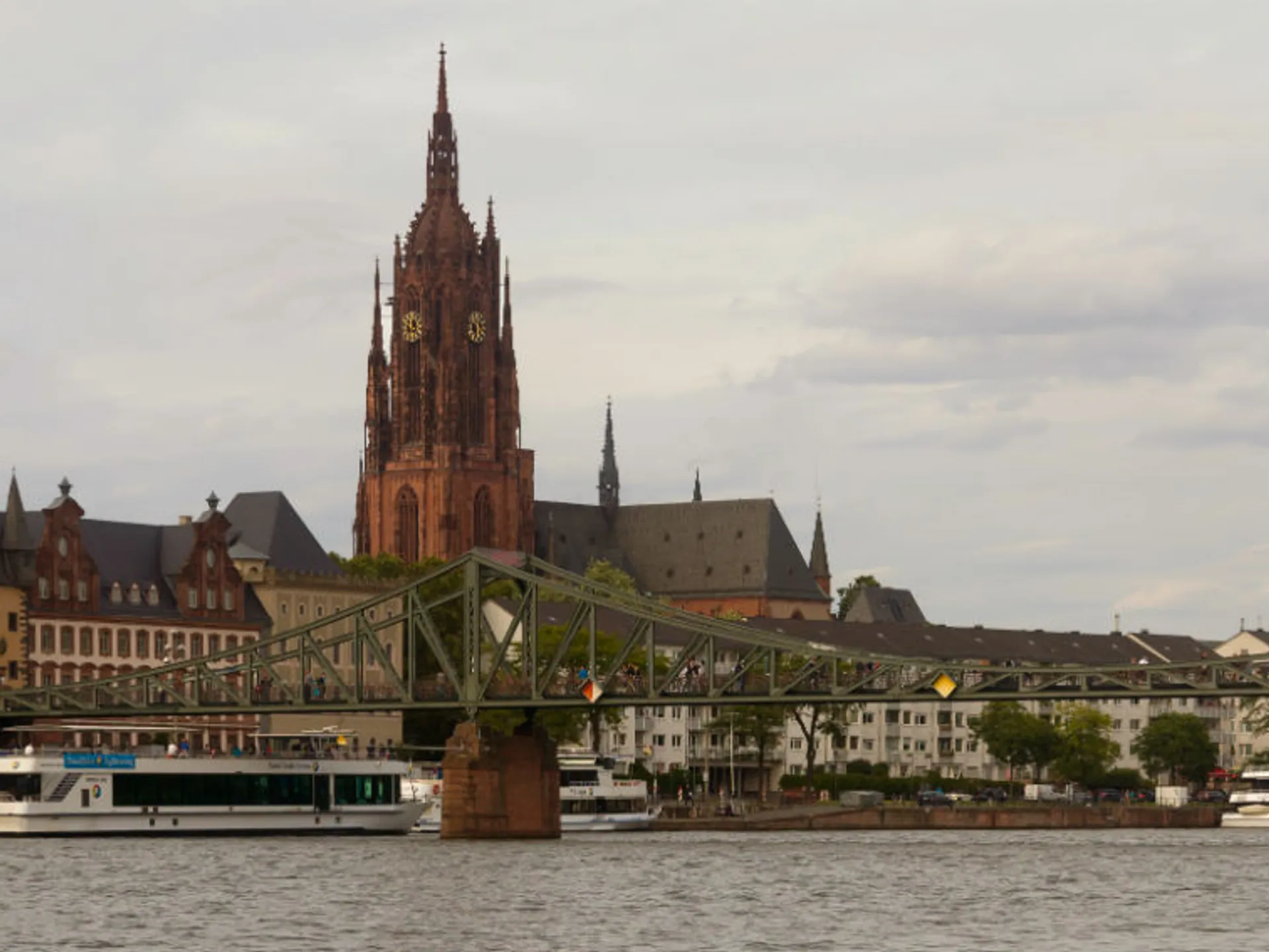 Vista de la Catedral de Frankfurt