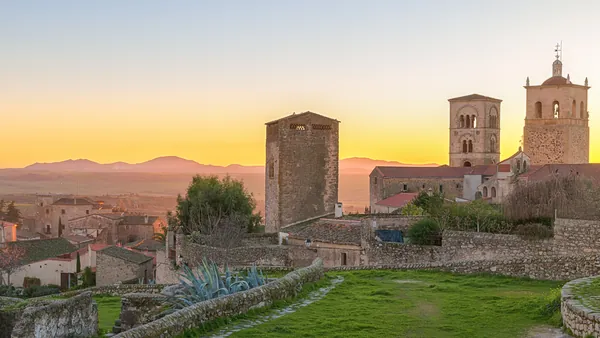 Trujillo atardecer visita guiada Cáceres Extremadura