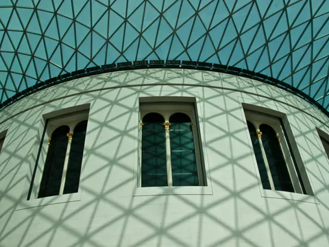 Imágenes de las galerías interiores del Museo Británico de Londres
