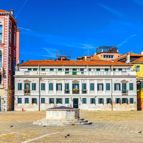 Campo San Polo en Venecia