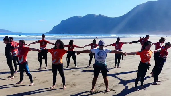 clase Surf Famara Grupo Lanzarote Canarias