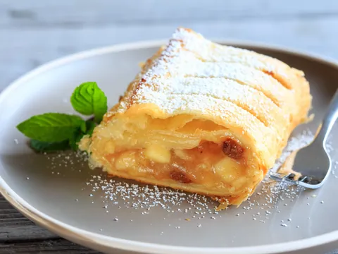 Apfelstrudel  -platos típicos Berlín-Guía de viajes Berlín