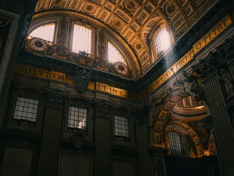 Interior de la Basílica de San Pedro, Ciudad del Vaticano
