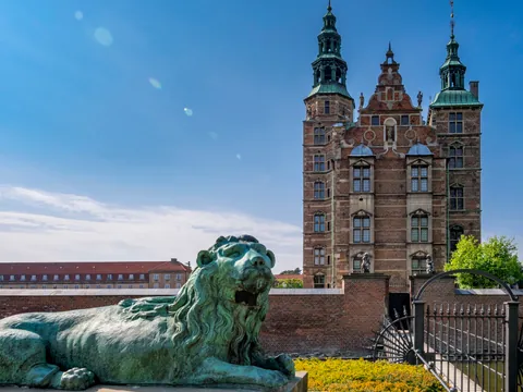 Exteriores del Castillo Rosenborg, Copenhague, Dinamarca
