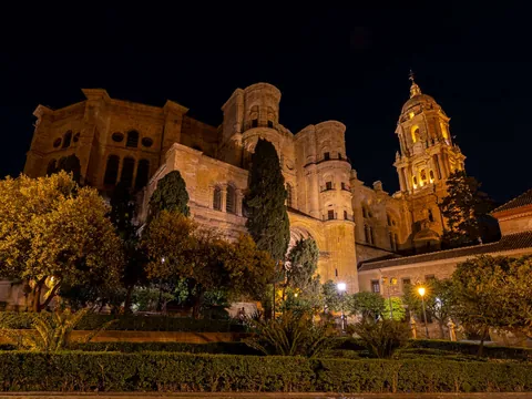 Catedral vistas noche Málaga Recorrido Guiado