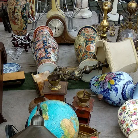 Antigüedades en uno de los mejores mercados de Bruselas