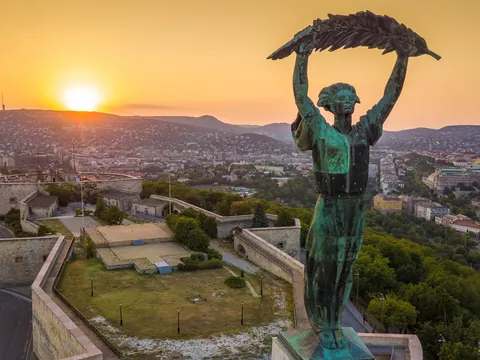 Panorámica aérea de Budapest