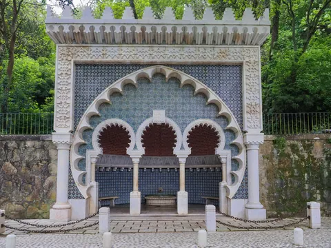 Fuente pública en Sintra, Portugal