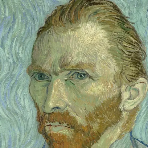 Autorretrato de Vincent van Gogh, pintor holandés