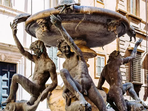 Fuente Tortuga Plaza Mattei tour Plazas Roma