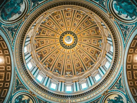 Cúpula de Miguel Ángel en la Basílica de San Pedro