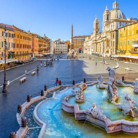 Vista de la Plaza Navona - Piazza Navona - Guía de Viaje Roma - Buendía Tours