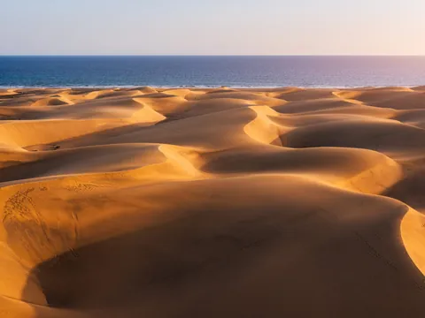 Reserva Natural Las Dunas de Maspalomas, una de las paradas de esta excursión por el suroeste de Gran Canaria.