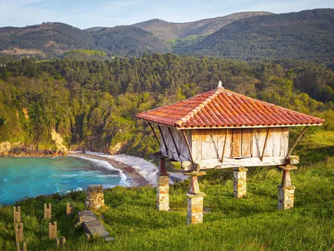 vista en los miradores de la Regalina, Cadavedo, Asturias