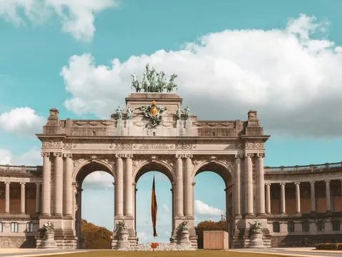 Arco del Triunfo del Parque del Cincuentenario en Bruselas.