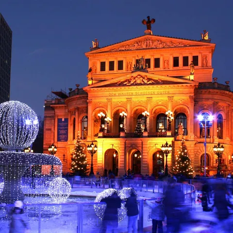 Panorámica de la Alte Oper en Frankfurt