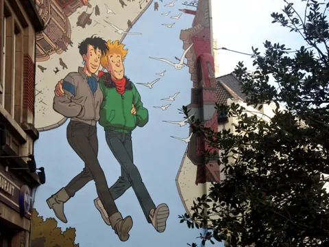 visita guiada Bruselas Comics Viñetas Graffiti Grafitti Graffitti Street Art Arte Urbano Bélgica
