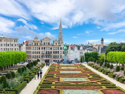 tour privado Bruselas visita guiada español Monts Arts privado Bélgica