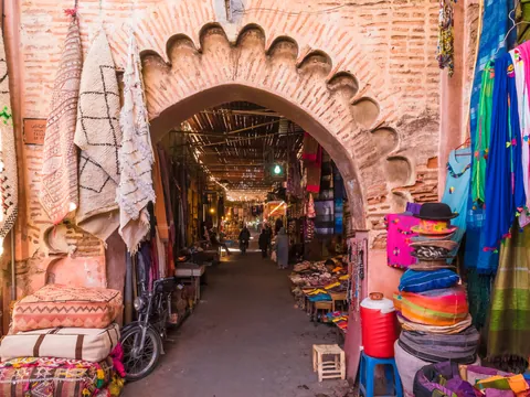 Zoco tradicional de Marrakech