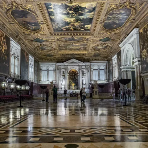 Interior de la Escuela Grande de San Roque de Venecia