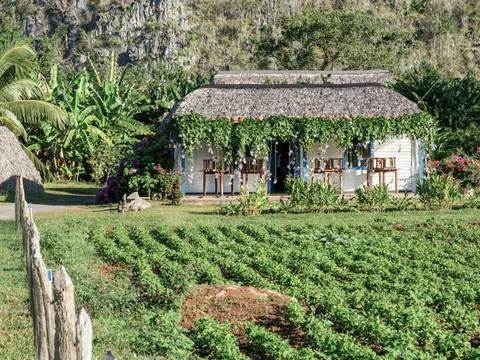 Casa típica del entorno de Viñales.