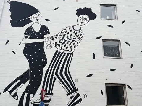 mural de la artista Helen B en Gante Bélgica