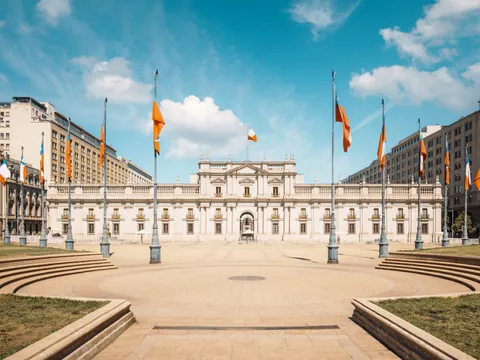 Palacio de la Moneda de Santiago de Chile, esencial en la historia chilena.