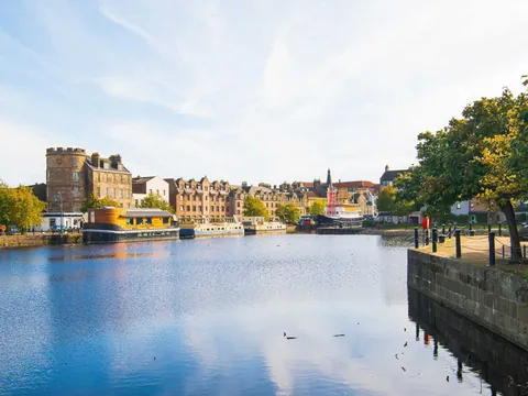The Shore en Leith, el distrito portuario de Edimburgo