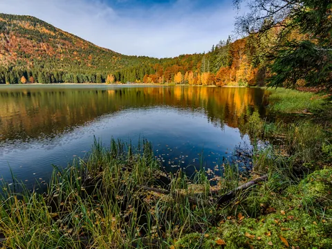 El lago Santa María deja unas panorámicas únicas en los días de otoño.
