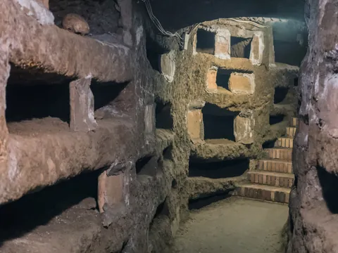 Catacumbas de San Sebastián de Roma, donde descubrir el pasado cristiano.