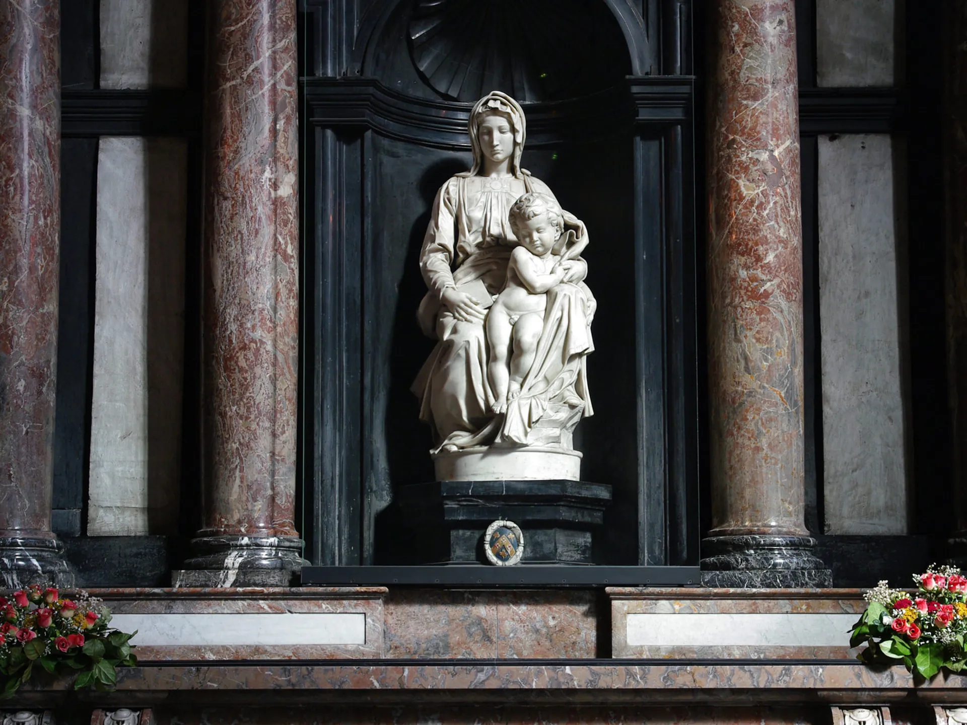 Madonna de Miguel Angel en Brujas