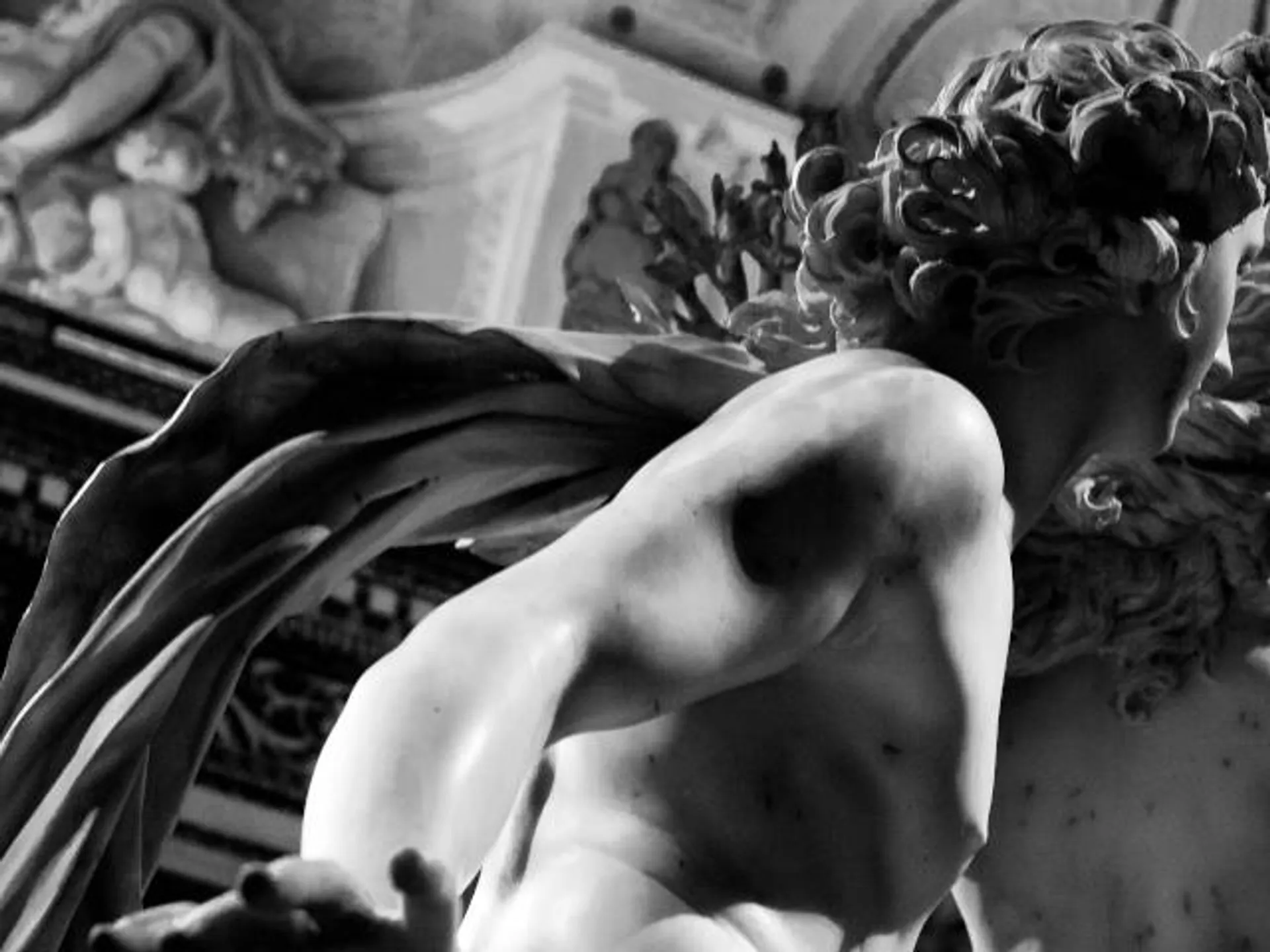 Escultura en el interior de la galería Borghese - - Galería Borghese - Museos de Roma - Qué ver en Roma - Guía de Viajes Roma - Buendía Tours
