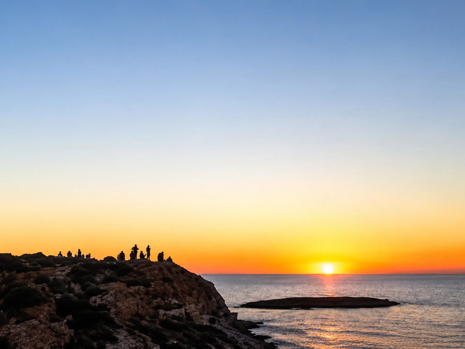 Puesta del sol en Menorca
