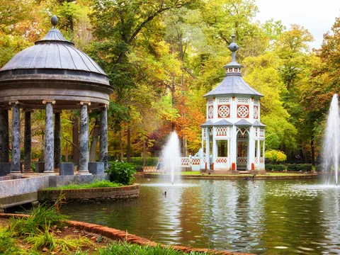 visita guiada Aranjuez Palacia Real Jardines Unesco Jardin Rey Jardin isla Jardin Parterre Fuentes Estatuas Madrid