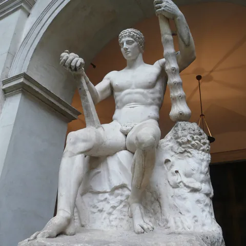 Heracles en el Museo Nacional Romano - Palacio Altemps de Roma
