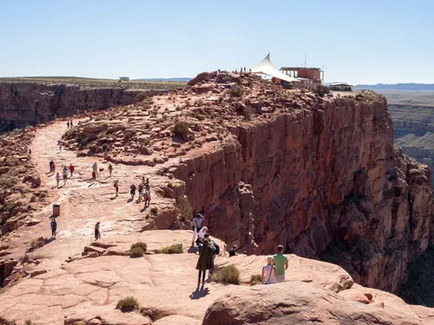 excursión Ladera Oueste Gran cañón desde las Vegas Sky Walk visita guiada español Nevada Colorado