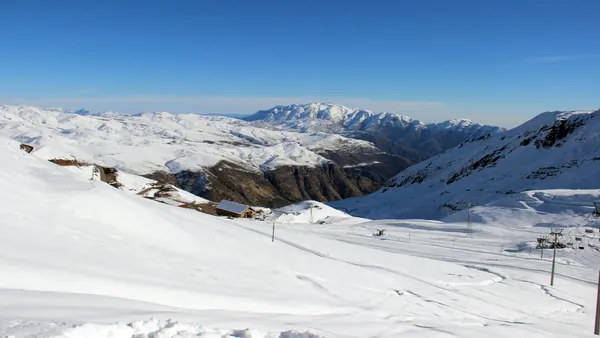 Paisaje del Valle Nevado que veremos en esta excursión desde Santiago de Chile.