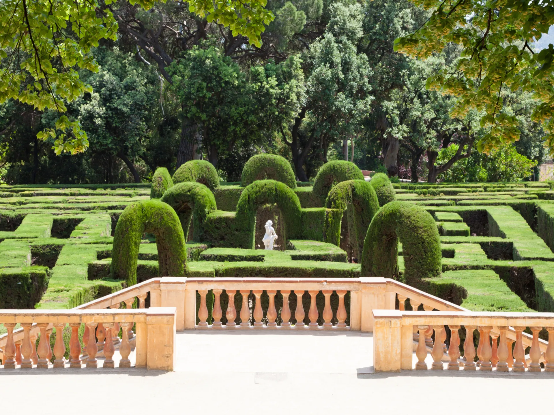 Vista del Parque del Laberinto de Horta - Laberinto de Horta - Qué ver en Barcelona - Guía de Viajes Barcelona - Buendía Tours