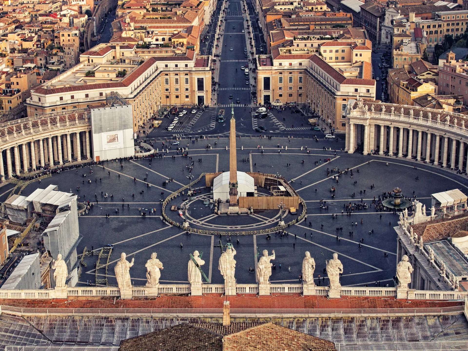 Obelisco de la Plaza de San Pedro del Vaticano, Roma