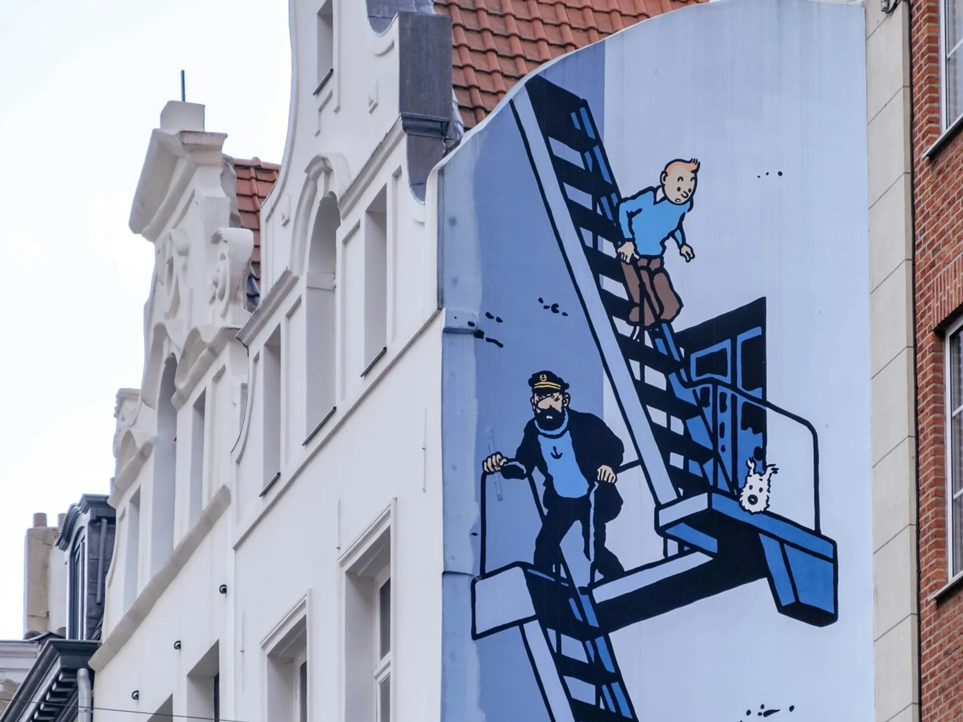 Mural Tintín, Bruselas
